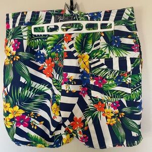 Ralph Lauren Navy Floral Men’s  Cargo Shorts